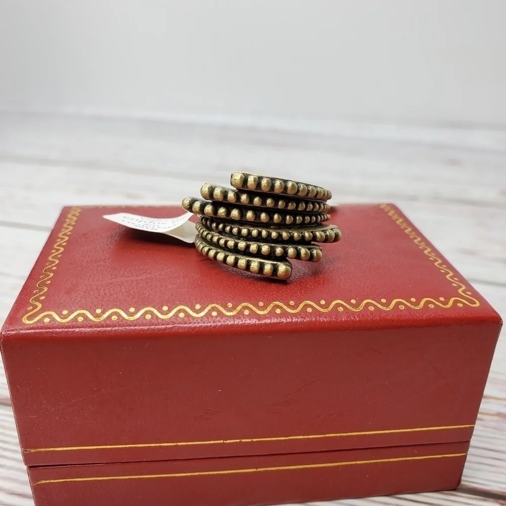 NEW‎ LIA SOPHIA SIZE 10 WOMENS GOLD RING FASHION JEWELRY